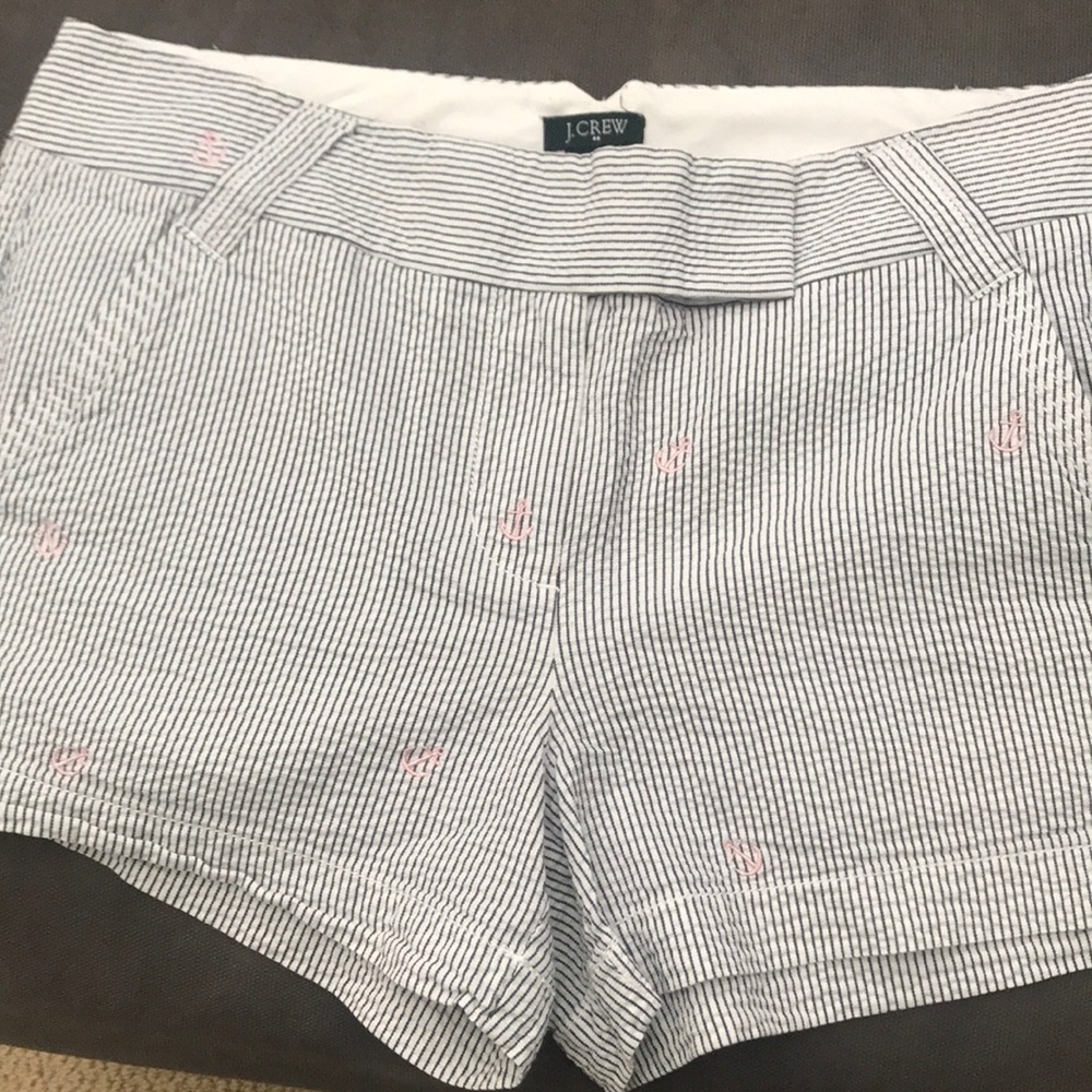 J.Crew seersucker shorts